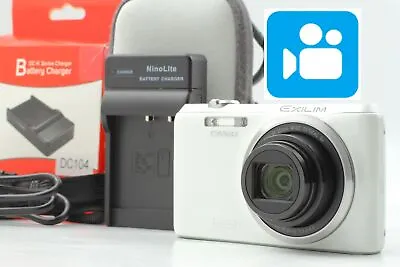 🎦VIDEO👀[Top MINT] Casio Digital Camera EXILIM EX-ZR20 White From JAPAN • $199.99