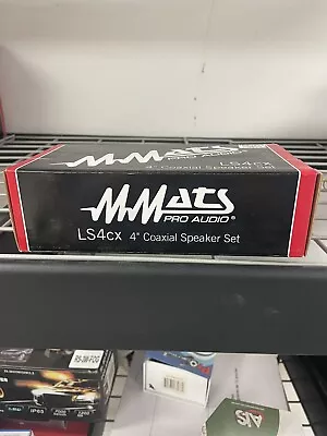 MMATS LS4CX 4” Coaxial Speaker Set. 60 WATTS RMS • $30