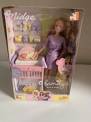 Barbie Happy Family Pregnant Midge In Original Box Retired 2002 • $149.99