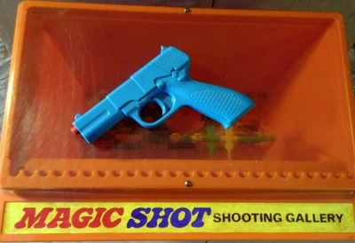 £13.67 • Buy 1973 Marx MAGIC SHOT Shooting Gallery Game W/Non Working Gun (Missing Magnet)