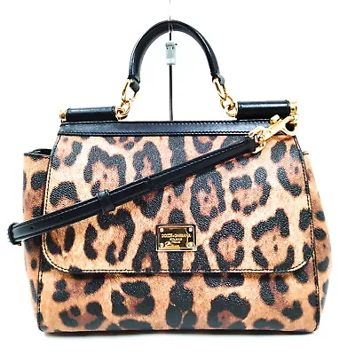 Dolce&Gabbana Hand Bag  Brown PVC 1185072 • $305