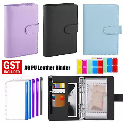 A6 Budget Binder Money Saving Wallet Notebook Planner Cash Organiser Envelopes • $16.07