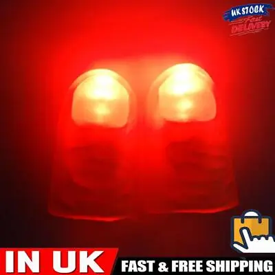 2pcs Induction Thumbs Light Silicone Finger Light For Performance (Red) • £4.39