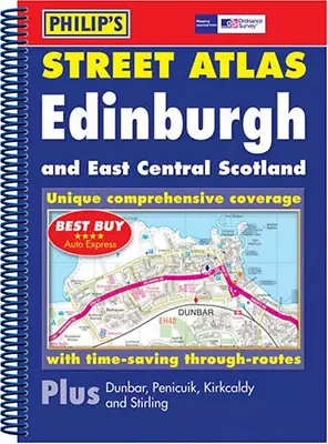 Philip's Street Atlas Edinburgh And East Central Scotland: Spiral Edition • £5.15