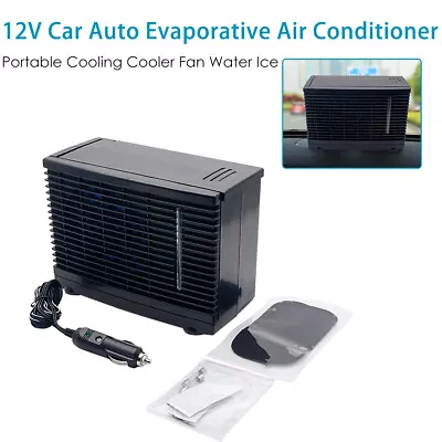 £47.59 • Buy 12V Portable Home Car Cooler Cooling Fan Water Ice Evaporative Air Conditioner