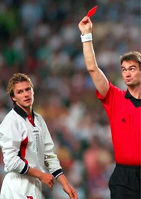 David Beckham Red Card V Argentina 1998 • £10.99