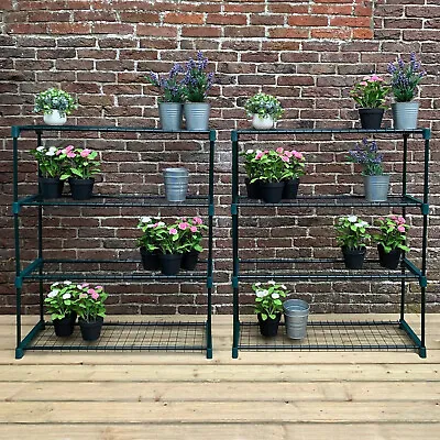 £27.99 • Buy Greenhouse Staging Shelves Racking Shelving Work Bench Packs Of 1, 2, 3 And 4 