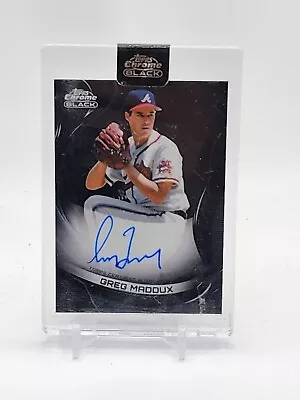 2022 Topps Chrome Black Greg Maddux Atlanta Braves Auto • $175