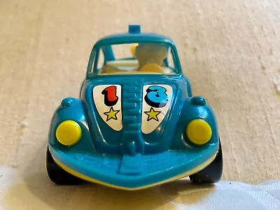 Vintage VW Beetle Volkswagen Blue Bug # 13 Made In Hong Kong Racer Race Car • $11.95