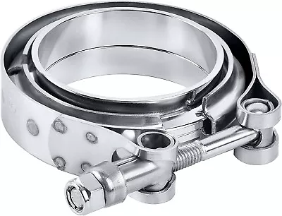 2.75  V Band Clamp Flange Kit 2 3/4  Steel Exhaust Vband MALE FEMALE Stainless • $19.99