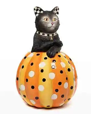 Brand New MacKenzie-Childs Alley Cat Pumpkin • $175