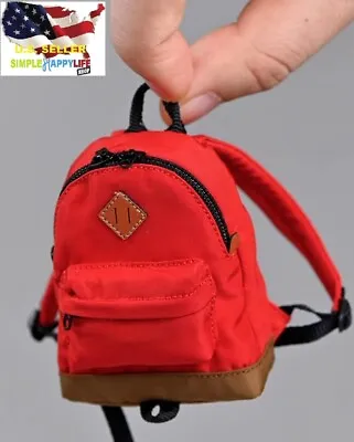 1/6 Backpack Red School Bag For 12  Figure Spiderman Phicen Hot Toys ❶USA❶ • $42.60