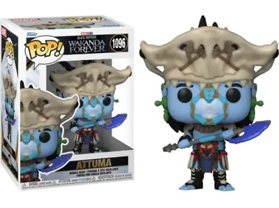 Funko Pop! ATTUMA #1096-Marvel -Black Panther Wakanda Forever-Vinyl Figure • £14.99