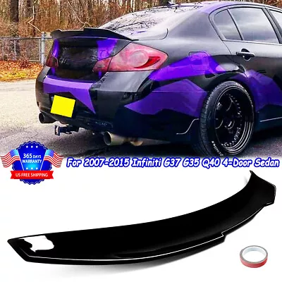 PSM Style Duckbill Rear Spoiler Wing For 2007-15 Infiniti G35 G25 G37 4DR Sedan • $89.29