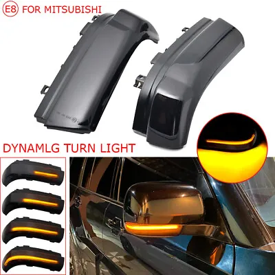 LED Dynamic Turn Signal Light Side Mirror Blinker For Mitsubishi Pajero V73 V97 • $28.01