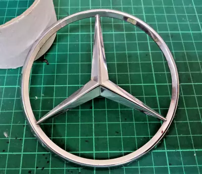 Mercedes W126 380SEL 420SEL 560SEL Emblem Genuine Rear Trunk Lid Star 1267580058 • $35