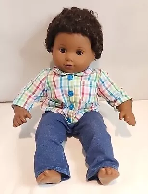 AMERICAN GIRL Bitty Baby African American Twin Boy Doll With Outfit 2013 • $42