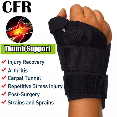 CFR Thumb Brace Medical Devices Spica Splint Treating Osteoarthritis Adjustable • $10.99