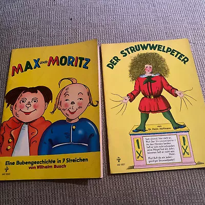2 Classic German Language Books Der Struwwelpeter Max Und Moritz Paperback • $14.95