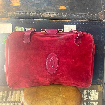 $300 • Buy Vintage- CARTIER LUGGAGE Les Must Travel Bag