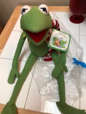 Loved! Kermit The Frog Eden Toys Muppets Large 18’’ Plush Toy Henson MUPPETS 90s • $29.99