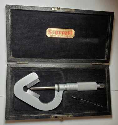 $165 • Buy Starrett 483XRL V-Anvil Mic .093  - 1 