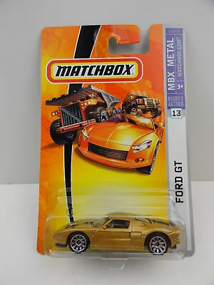 2007 Matchbox #13 Ford GT (Gold) • $3.99