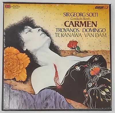 Sir Georg Solti Conducts Bizet's Carmen Classical Opera Romantic OSA-13115 1976 • $15.99