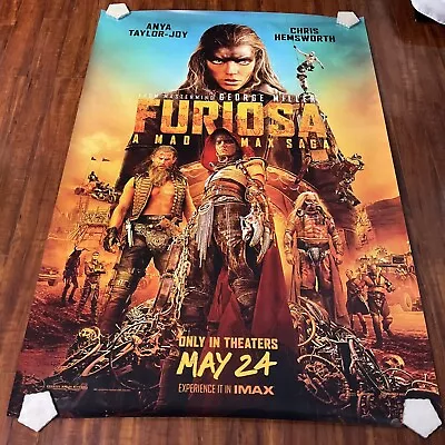 FURIOSA A MAD MAX SAGA 2024 Original DS Bus Stop Movie Poster 48x70in • $250