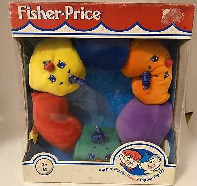 Vintage 1998 Fisher Price #73771 Pip Pip! Soft Snap-Lock Beads NOS Toy In Box • $44.99