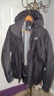 THE NORTH FACE Hyvent Weatherproof Black Hooded Outershell Jacket Liner Men's M • $9.99