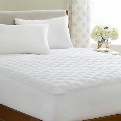 £11.49 • Buy Extra Deep 16 /40cm Quilted Matress Mattress Protector Fitted Bed Cover All Size