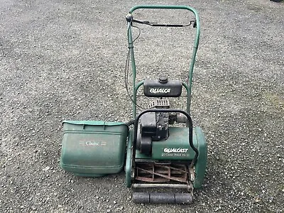 QUALCAST CLASSIC 35s PETROL LAWNMOWER • £55