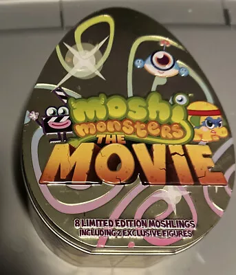 Moshi Monsters The Movie Tin - 8 Limited Edition Moshlings 2 Exclusive Figures • $40