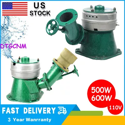 $228 • Buy Water Turbine Generator Kit Micro Hydroelectric 500W 600W 110V Power Plant Hydro