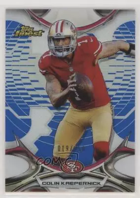 2015 Topps Finest Blue Refractor /250 Colin Kaepernick #101 • $4.27