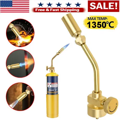 Full Metal Brass Pencil Flame Gas Welding Torch Head Kit For MAPP MAP Propane US • $13.80