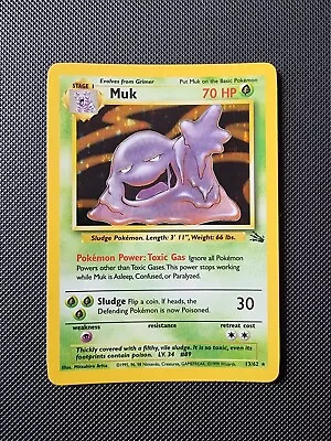 Muk 13/62 Rare Holo Pokemon Card. Fossil Set. Near Mint  • £8.99