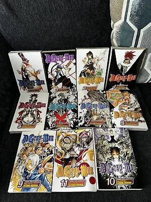 D. Gray Man Vol. 1-11 Manga Lot English Shonen Jump Anime Manga • $89.99