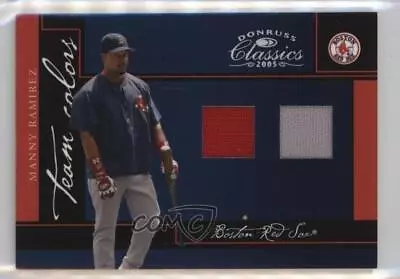 2005 Donruss Classics Team Colors Combo Materials /100 Manny Ramirez #TC-25 • $17.78