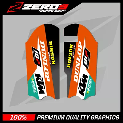 Ktm Sx50 2009-19 / Sx65 2009-19  Lower Fork Decal Mx Graphics Sticker - Ti • $17.88