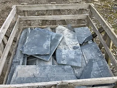 CLEARANCE   Approx 8m2 Of Mixed Slate Suitable For Crazy Paving  (REF 23/174) • £160