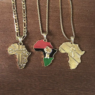 Africa Style Costume Necklace Rasta Marcus Garvey Jamaica Reggae Irie Roots 24  • $22.99