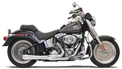 Bassani Xhaust Road Rage Short Megaphone Exhaust System 4  Chrome #12112J • $879.95