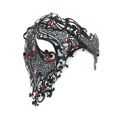 S-A11 Luxury Couples Vampire Metal Venetian Party Masquerade Masks W/ Rhinestone • $18.70