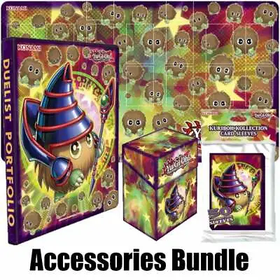 YuGiOh Kuriboh Kollection TCG Accessory Bundle: Deck Box Card Sleeves Binder Mat • £31.95