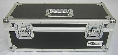 7  Vinyl Record Aluminium DJ Flight Storage Carry Case Black Holds 300 Tough Box • £79.99