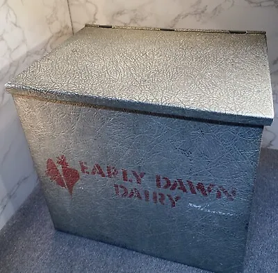 Vintage Antique Early Dawn Dairy Milk Bottle Porch Box CoolerMilk Man Porch Box • $154