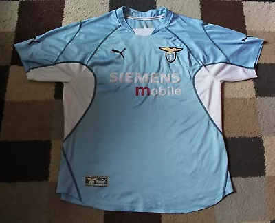 SS LAZIO FC ‘Puma' (Home) Shirt 2001-2002 (Large) Vintage ITALY Italian FOOTBALL • £48