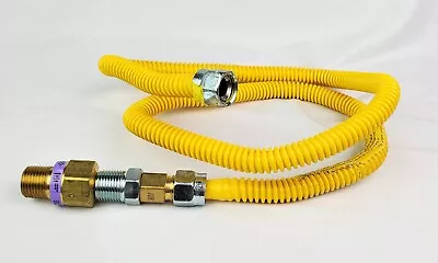 Appliance Pros Flexible Stainless Steel Gas Line For Dryer Gas Hose + Adapters • $29.99